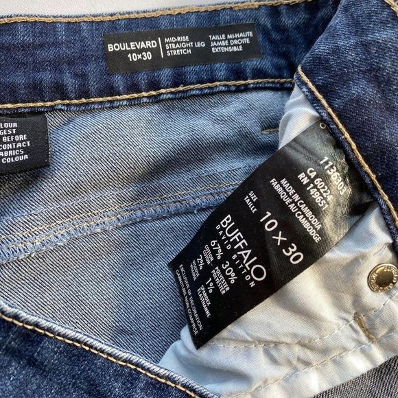 DAVID BITTON Buffalo Mid Rise Stretchy Jean - Picture 7 of 7